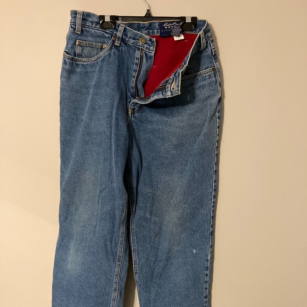 Eddie Bauer Fleece Lined Jeans